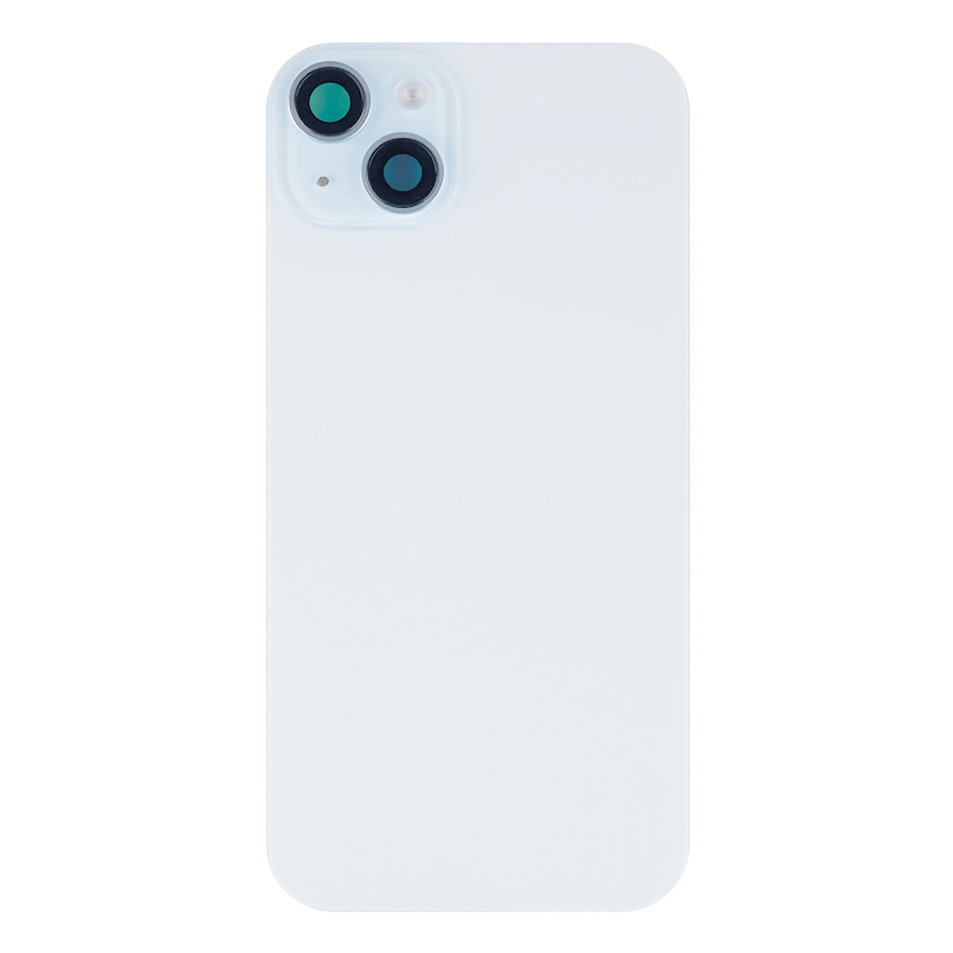 For Apple iPhone 15 Back Glass With NFC, Enlarged Camera Frame Blue Compatible