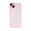 For Apple iPhone 15 Back Glass With NFC, Enlarged Camera Frame Pink Compatible
