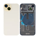 For Apple iPhone 15 Back Glass With NFC, Enlarged Camera Frame Yellow Compatible