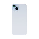 For Apple iPhone 15 Plus Back Glass With NFC, Enlarged Camera Frame Blue Compatible