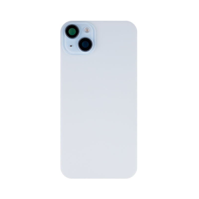 For iPhone 15 Plus Extra Glass With NFC, Enlarged Camera Frame Blue