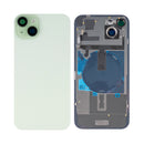 For Apple iPhone 15 Plus Back Glass With NFC, Enlarged Camera Frame Green Compatible