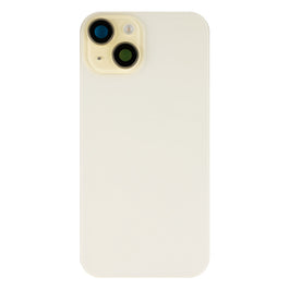 For Apple iPhone 15 Plus Back Glass With NFC, Enlarged Camera Frame Yellow Compatible