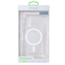 Rixus Anti-Burst Case With MagSafe Compatible For Samsung Galaxy S25 Edge Transparent
