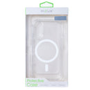 Rixus Anti-Burst Case With MagSafe For Samsung Galaxy S25 Edge Transparent