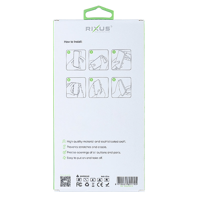 Rixus Anti-Burst Case With MagSafe For Samsung Galaxy S25 Edge S937B Transparent