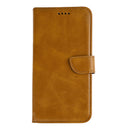 Rixus Bookcase For Samsung Galaxy S25 Edge Light Brown