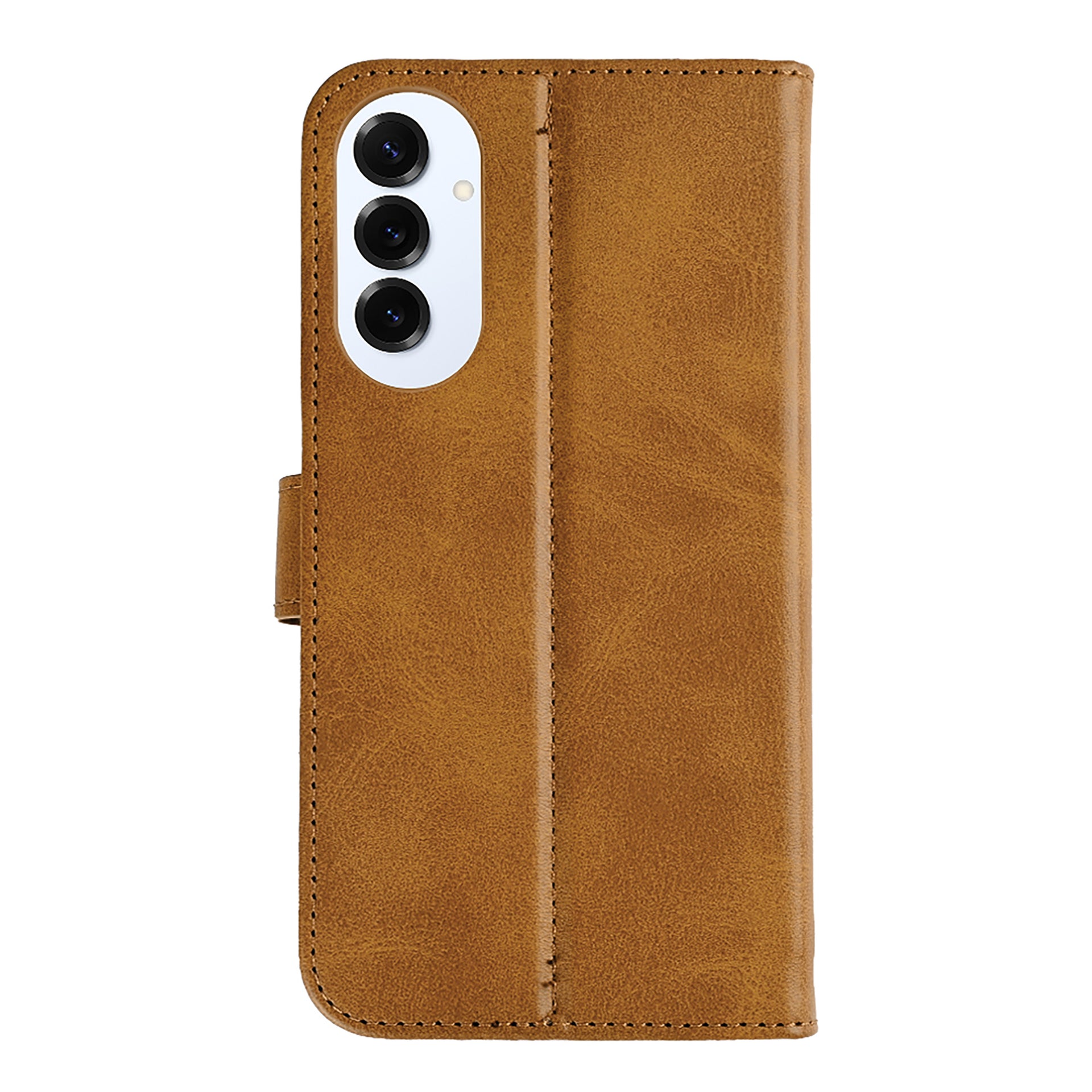 Rixus Bookcase For Samsung Galaxy S25 Edge Light Brown