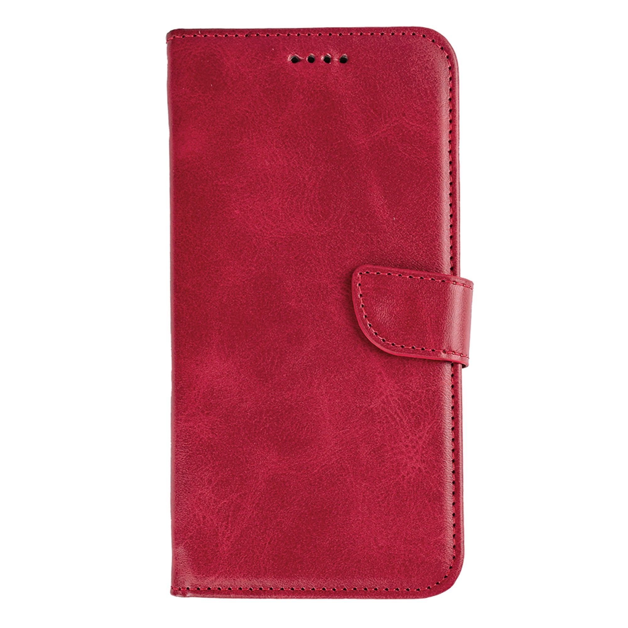 Rixus Bookcase For Samsung Galaxy S25 Edge Dark Red