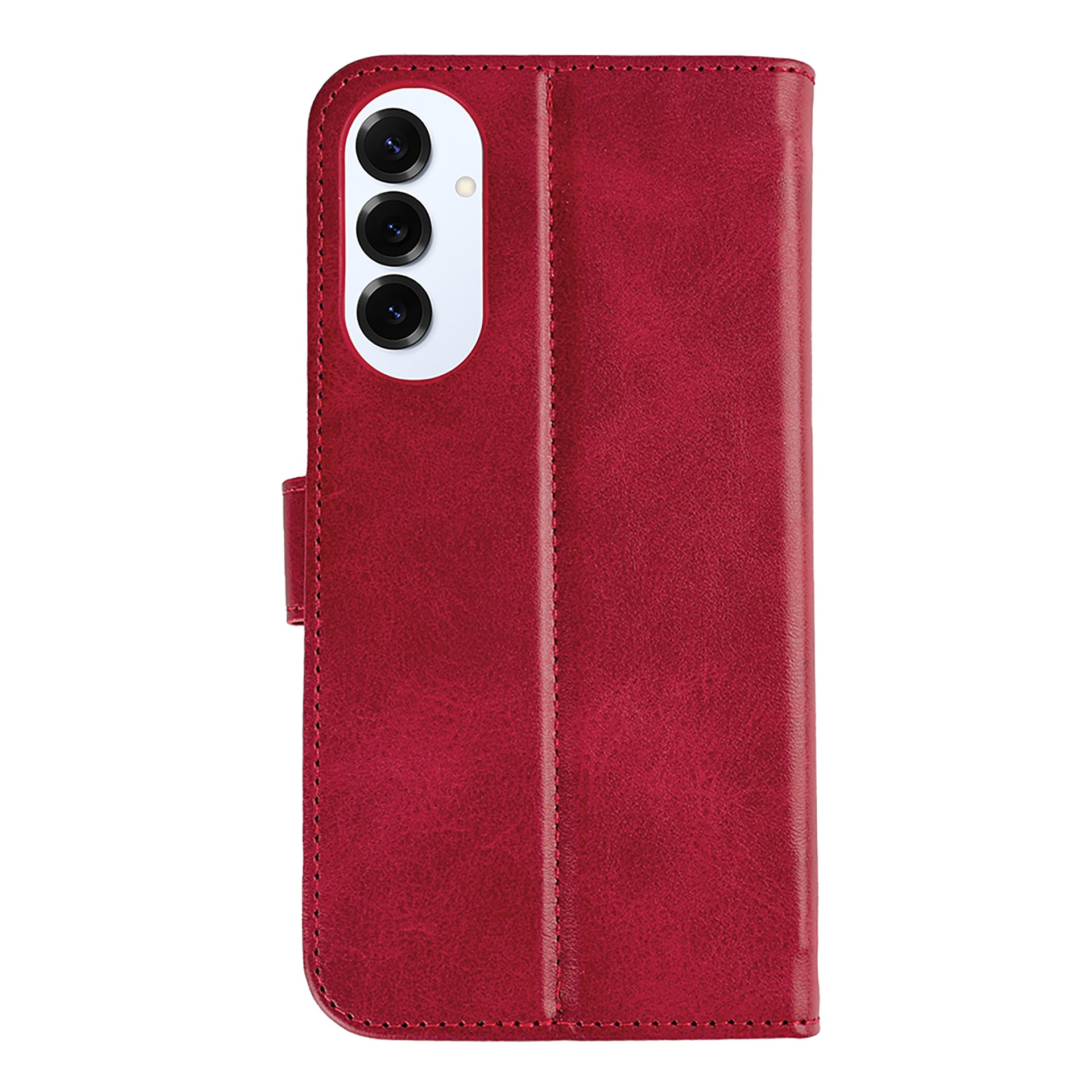 Rixus Bookcase For Samsung Galaxy S25 Edge Dark Red