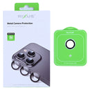 Rixus Metal Shield Camera Tempered Glass For iPhone 16e Blue