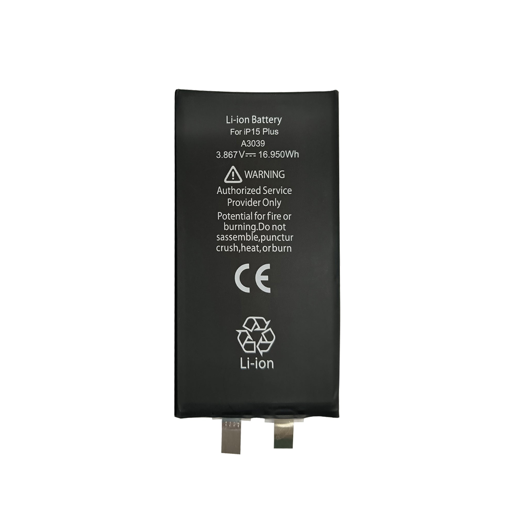 For Apple iPhone 15 Plus Battery (Spot Welding Required) No BMS/IC OEM
