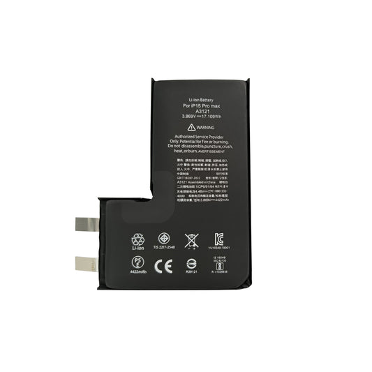 For Apple iPhone 15 Pro Max Battery (Spot Welding Required) No BMS/IC OEM