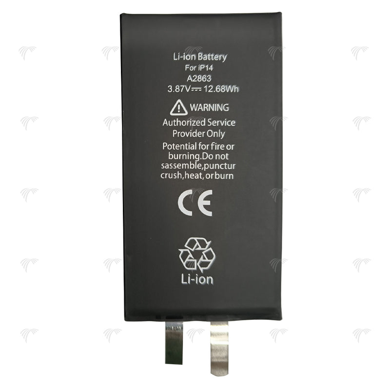 For iPhone 14 Battery (Spot Welding Required) 3279mAh No BMS / IC