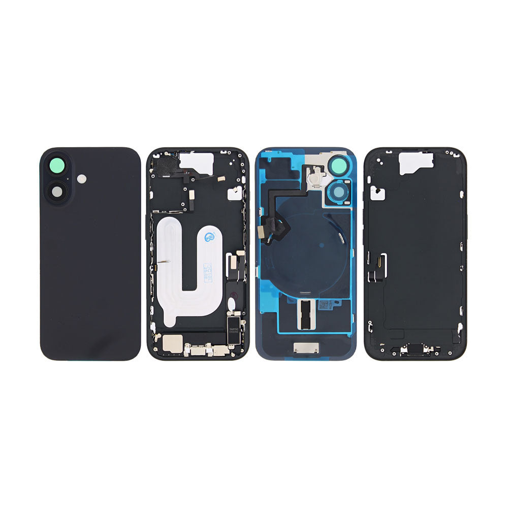 For Apple iPhone 16 Housing With Small Parts Black OEM