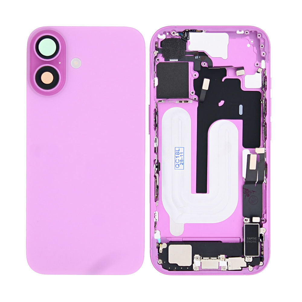 For Apple iPhone 16 Housing With Small Parts Pink OEM