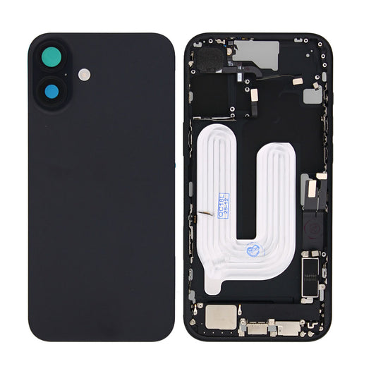 For Apple iPhone 16 Plus Housing With Small Parts Black OEM