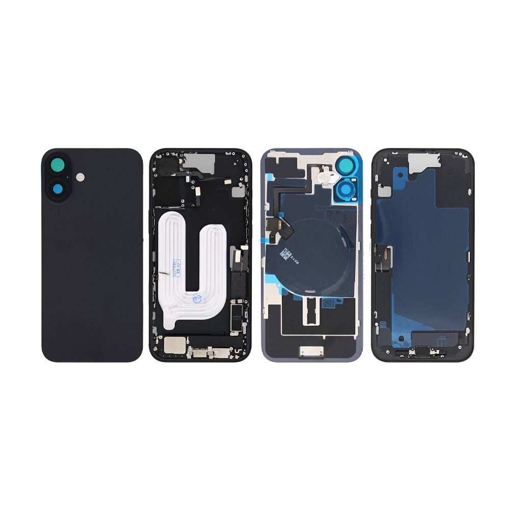 For Apple iPhone 16 Plus Housing With Small Parts Black OEM