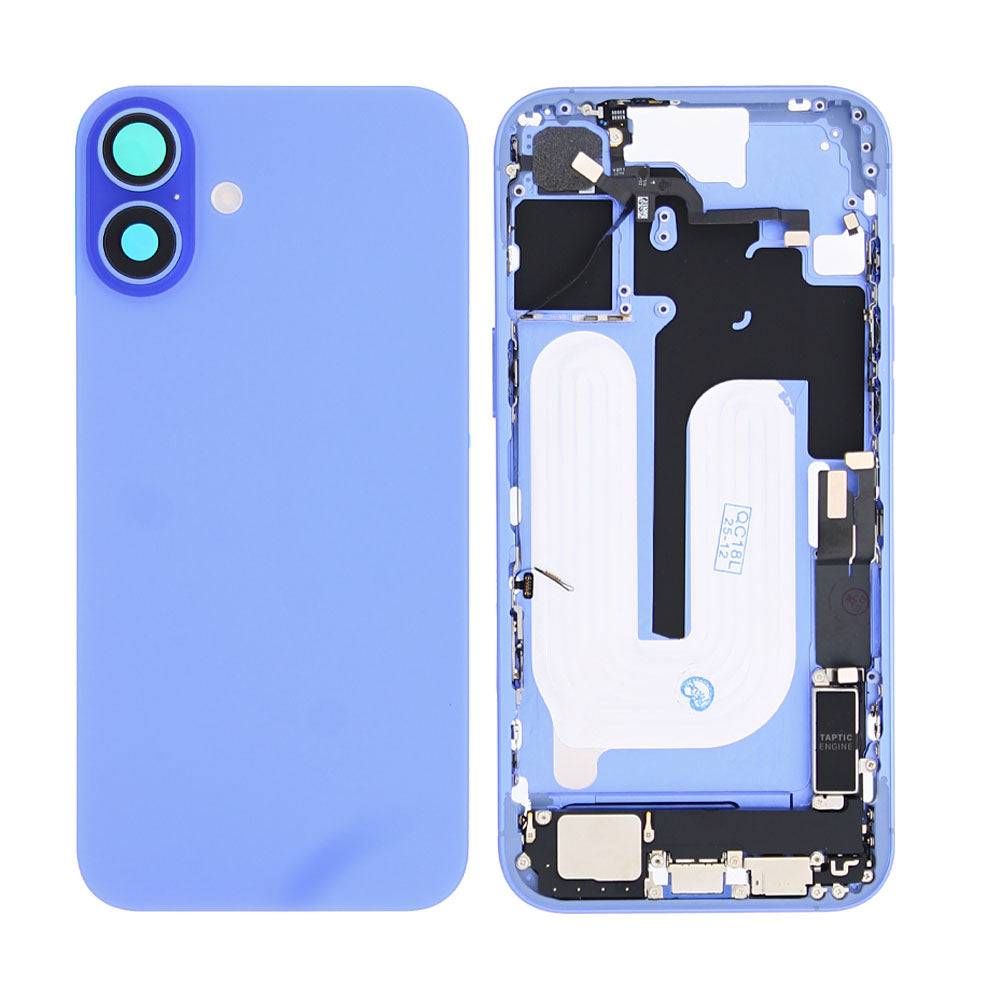 For Apple iPhone 16 Plus Housing With Small Parts Ultramarine OEM
