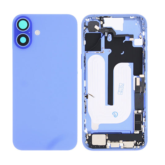 For Apple iPhone 16 Plus Housing With Small Parts Ultramarine OEM