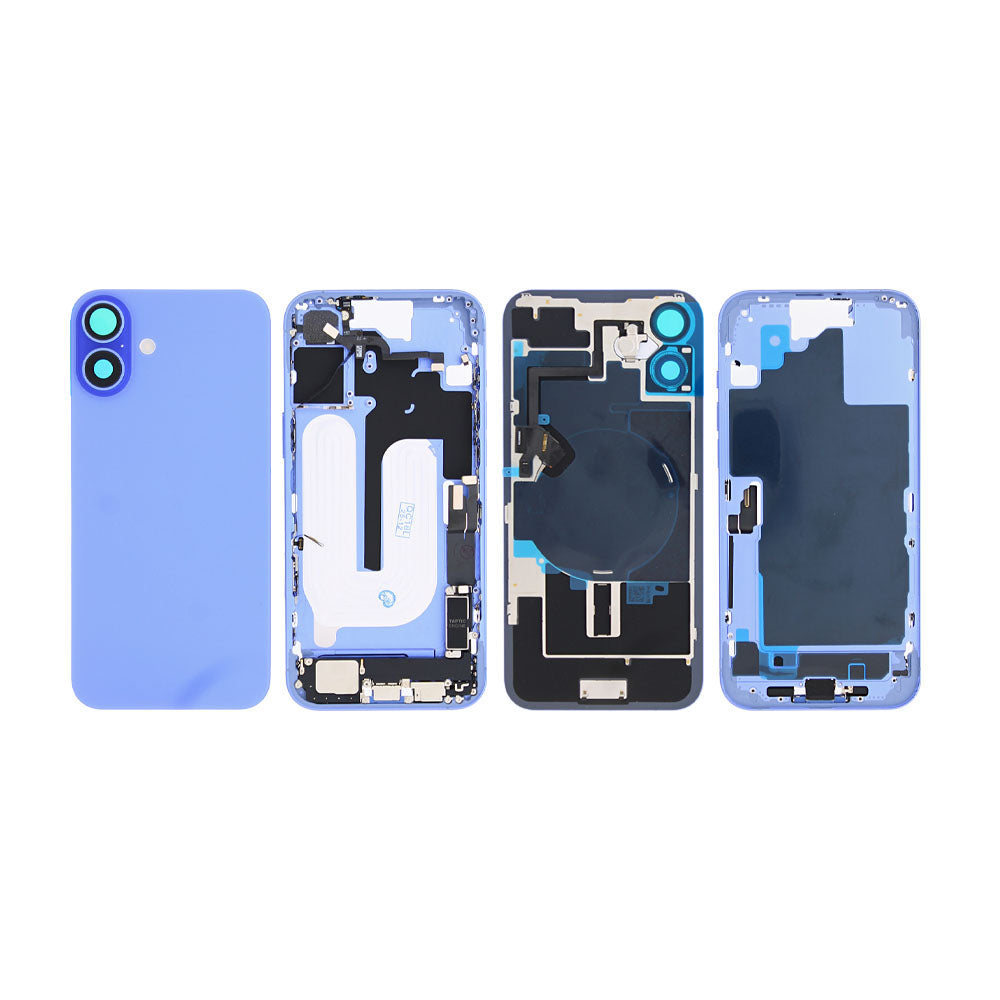 For Apple iPhone 16 Plus Housing With Small Parts Ultramarine OEM