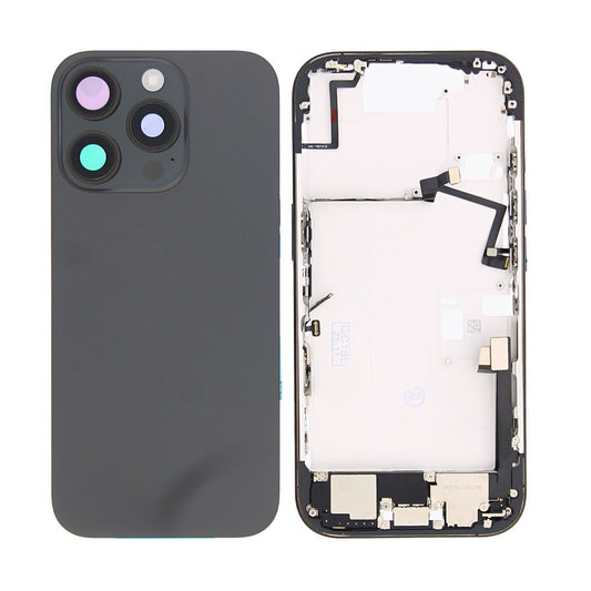 For Apple iPhone 16 Pro Housing With Small Parts Black Titanium OEM
