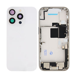 For Apple iPhone 16 Pro Housing With Small Parts White Titanium OEM