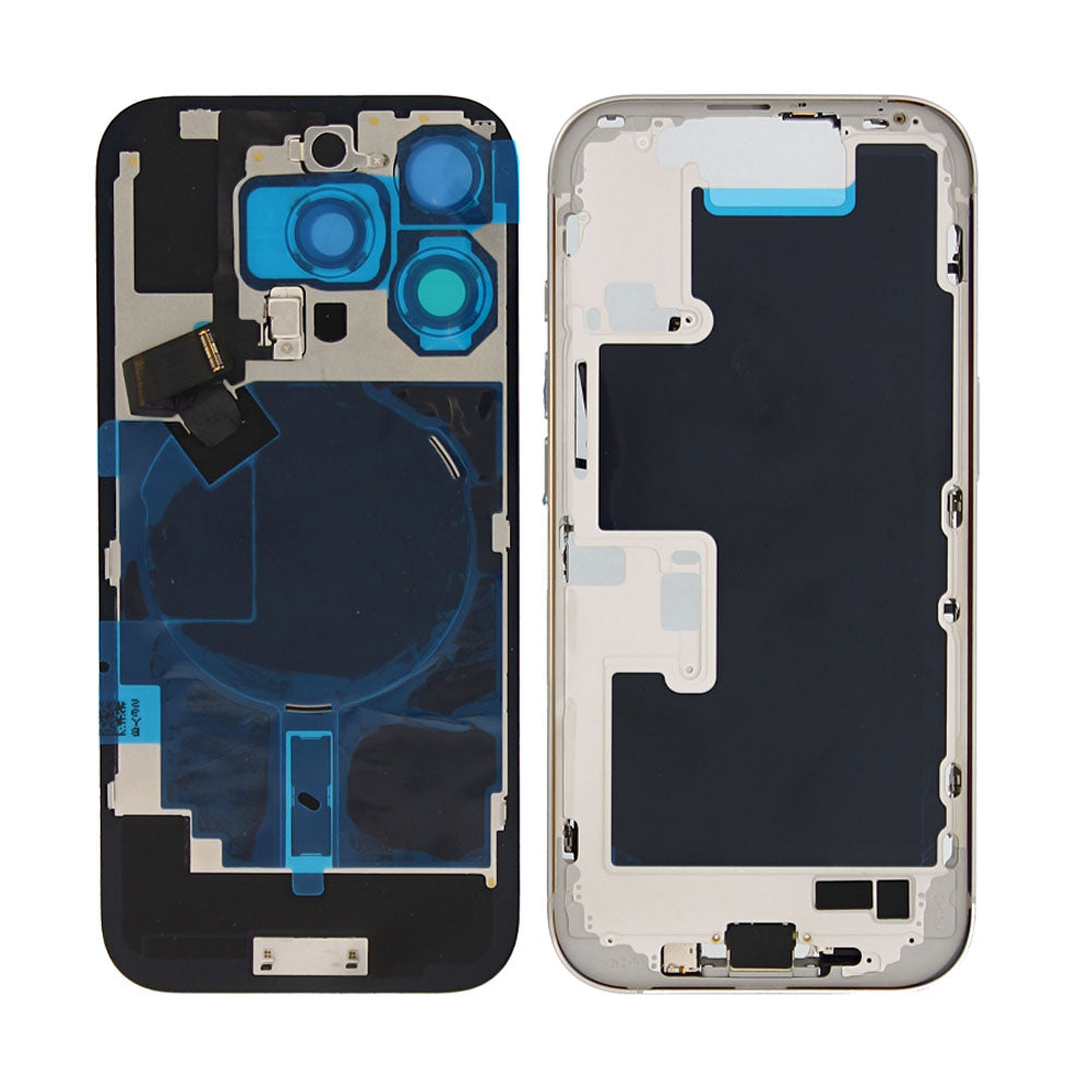 For Apple iPhone 16 Pro Housing With Small Parts White Titanium OEM