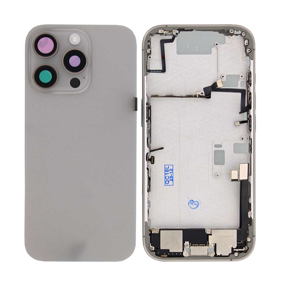 For Apple iPhone 16 Pro Housing With Small Parts Natural Titanium OEM