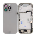 For Apple iPhone 16 Pro Housing With Small Parts Natural Titanium OEM