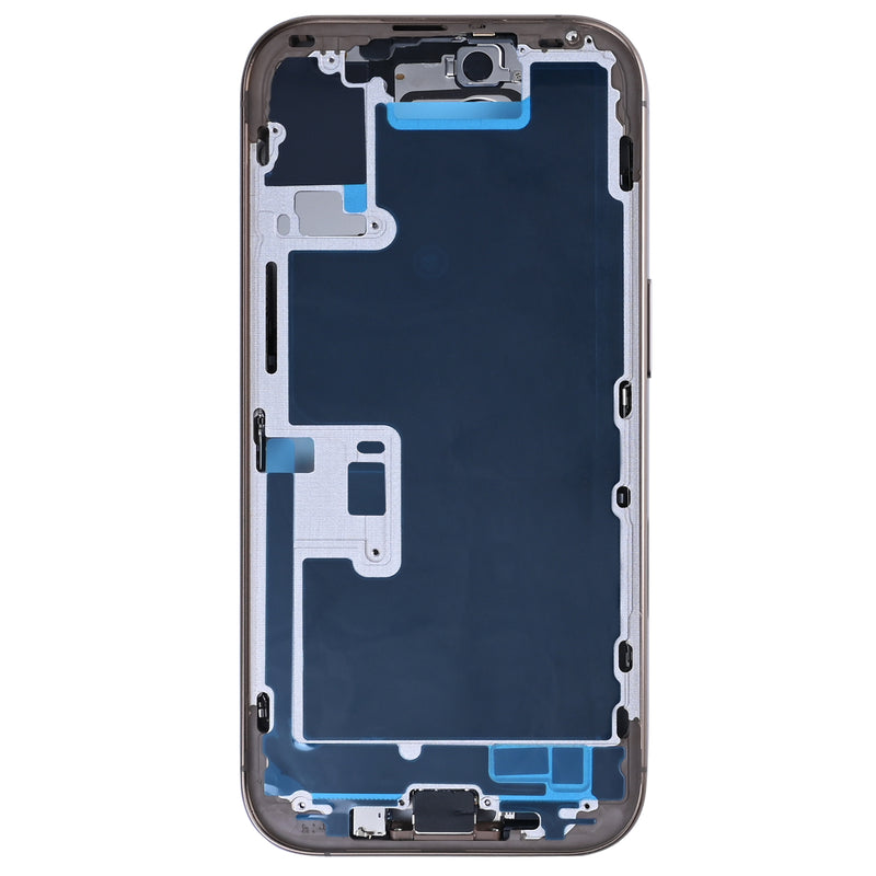 For iPhone 16 Pro Complete Housing Incl. All Small Parts Without Battery And Back Camera Desert Titanium