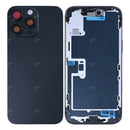 For iPhone 16 Pro Max Complete Housing Incl. All Small Parts Without Battery And Back Camera Black Titanium