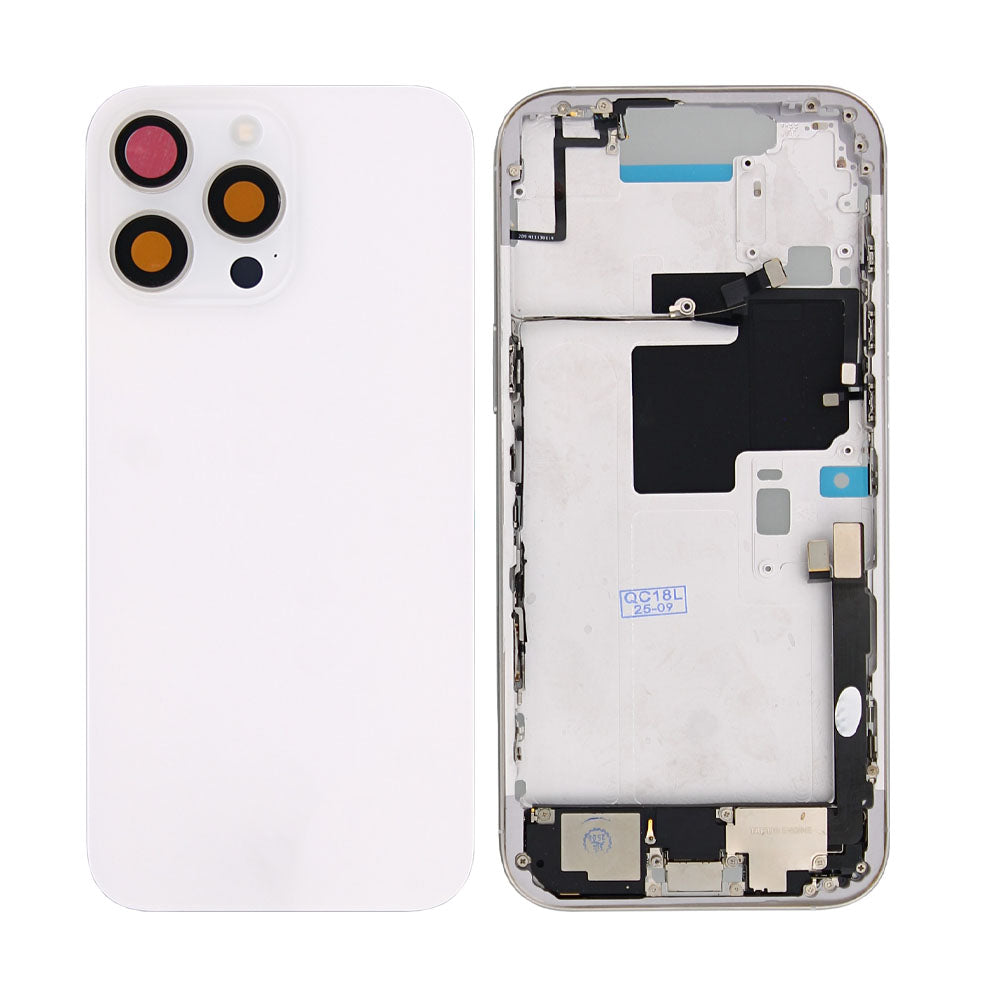 For Apple iPhone 16 Pro Max Housing With Small Parts White Titanium OEM