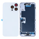For iPhone 16 Pro Max Complete Housing Incl. All Small Parts Without Battery And Back Camera White Titanium