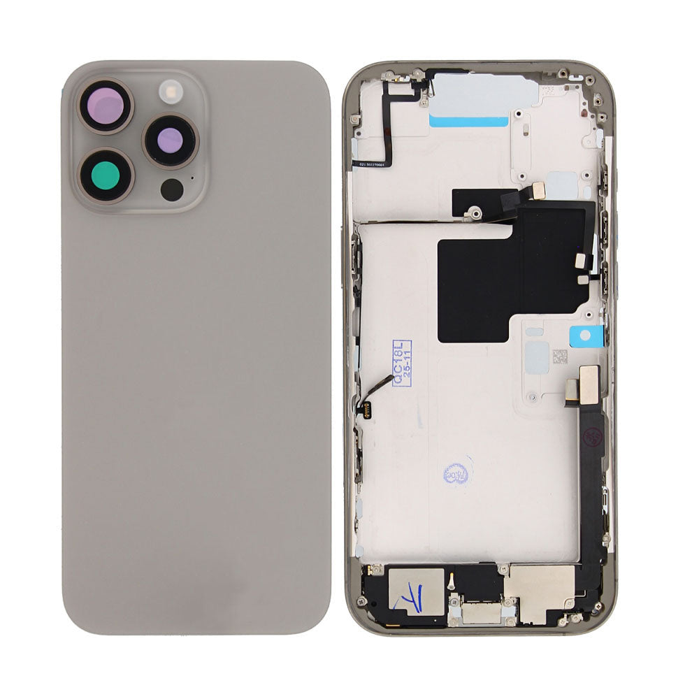 For Apple iPhone 16 Pro Max Housing With Small Parts Natural Titanium OEM