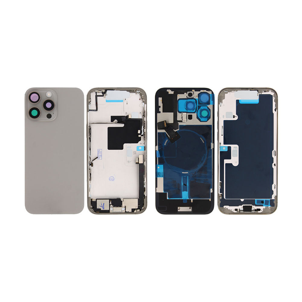 For Apple iPhone 16 Pro Max Housing With Small Parts Natural Titanium OEM