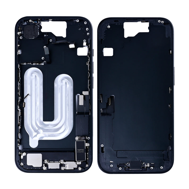 For iPhone 16 Middle Frame Black