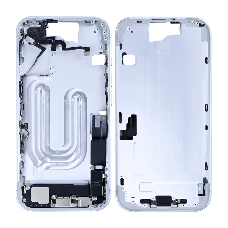 For iPhone 16 Middle Frame White
