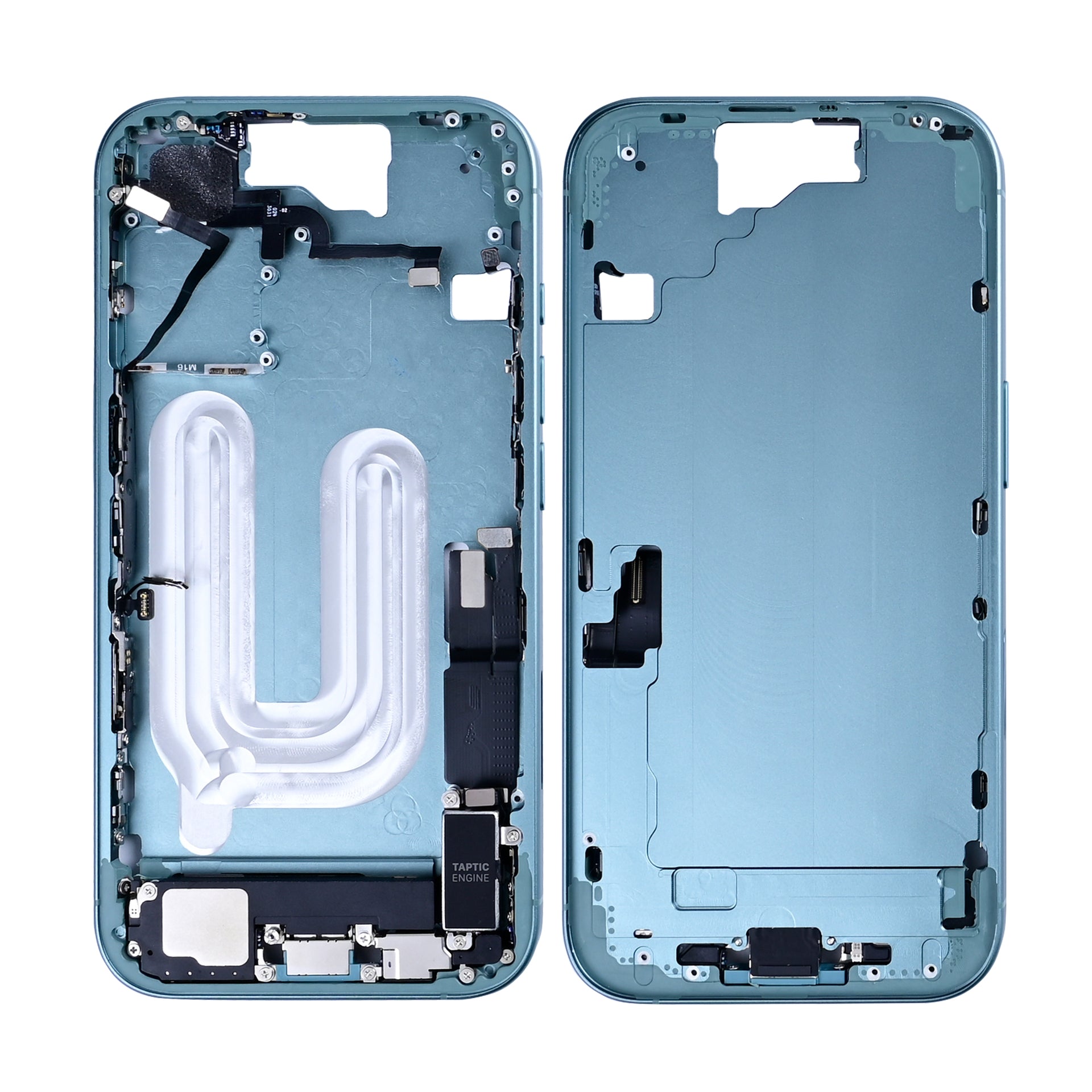 For Apple iPhone 16 Middle Frame Teal OEM