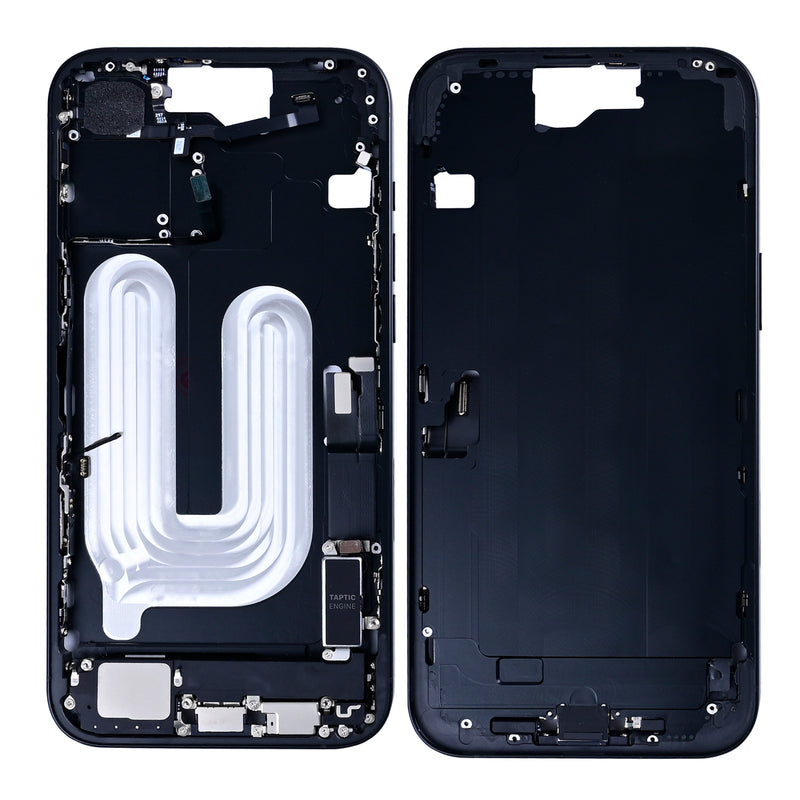 For iPhone 16 Plus Middle Frame Black