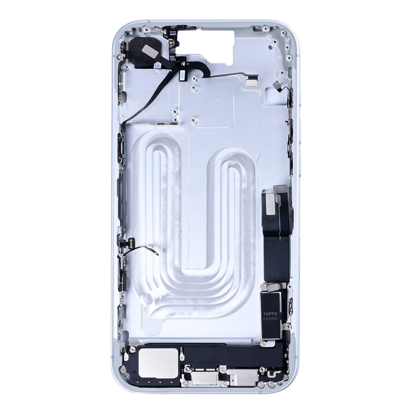 For iPhone 16 Plus Middle Frame White