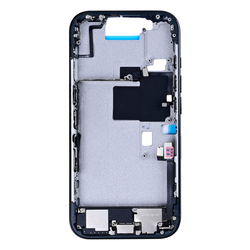 For iPhone 16 Pro Middle Frame Black Titanium