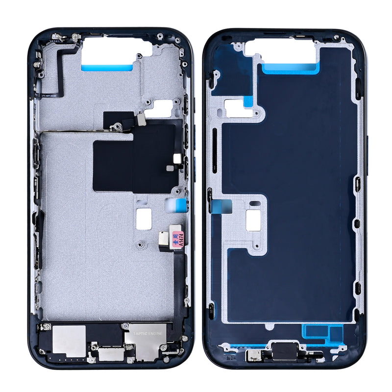 For iPhone 16 Pro Middle Frame Black Titanium