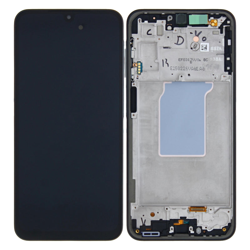 Samsung Galaxy A26 A266B Display And Digitizer With Frame Black GH82-37049A Service Pack