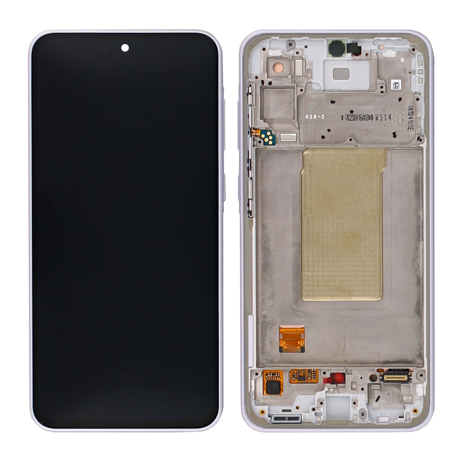 Samsung Galaxy A36 A366B Display And Digitizer With Frame Lavender Service Pack