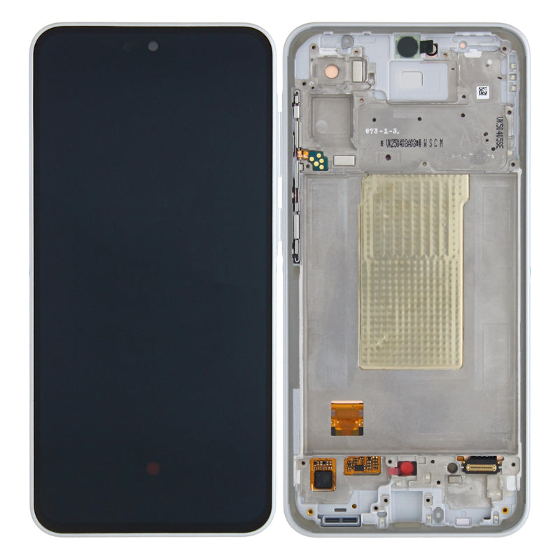 Samsung Galaxy A36 A366B Display And Digitizer With Frame White GH82-36841B Service Pack