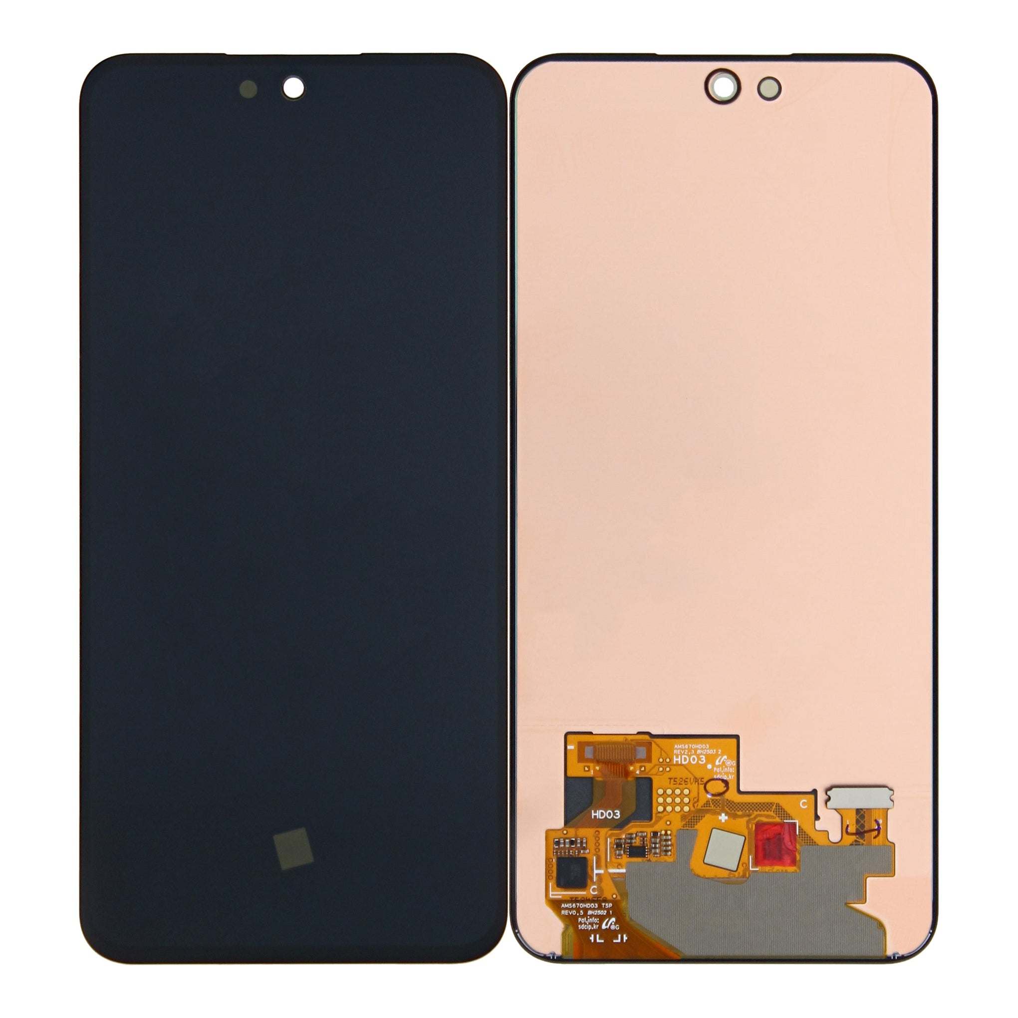 Samsung Galaxy A56 A566B, A36 A366B, A37 A376B Display And Digitizer Without Frame Black Service Pack