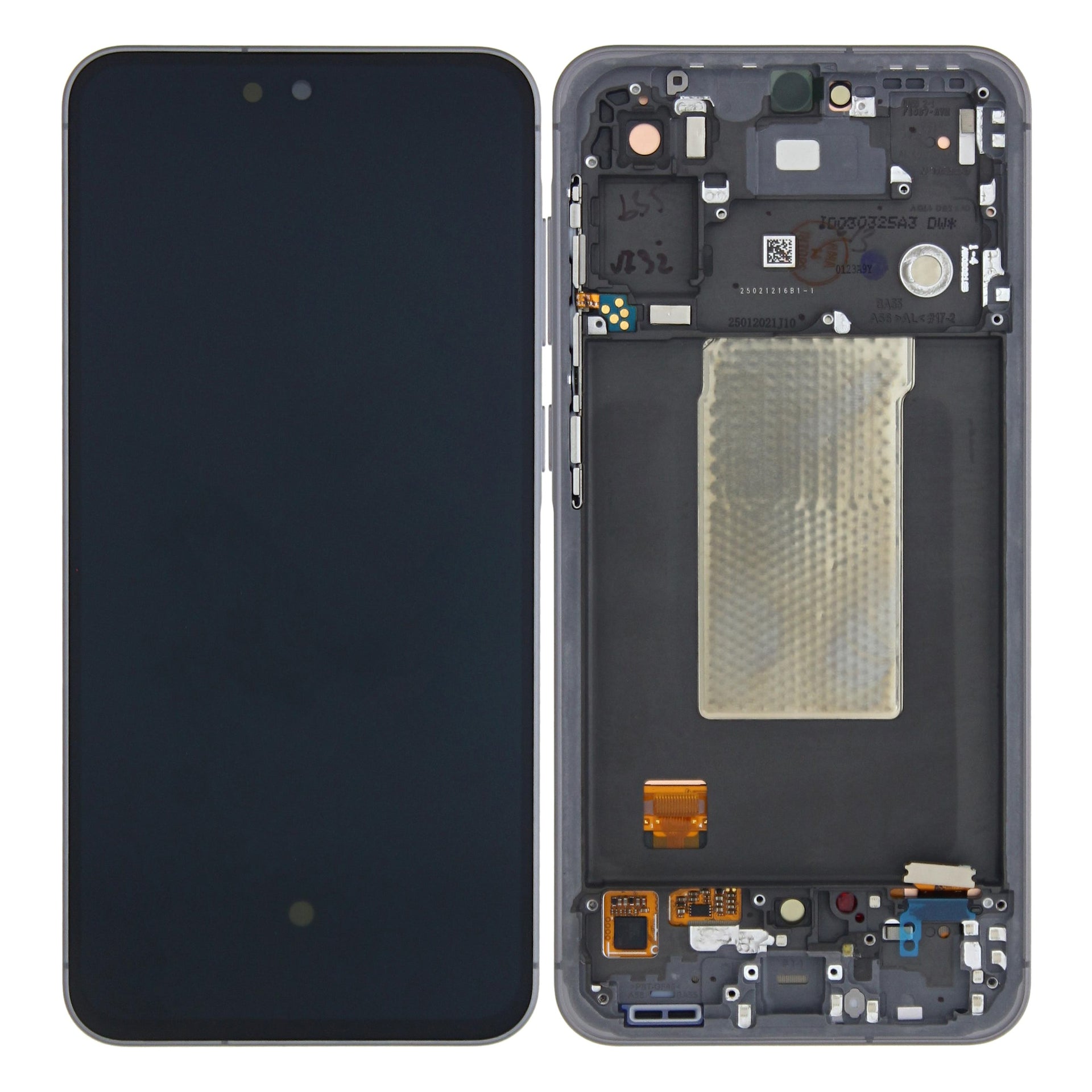 Samsung Galaxy A56 A566B Display And Digitizer With Frame Graphite Pre-Assembled