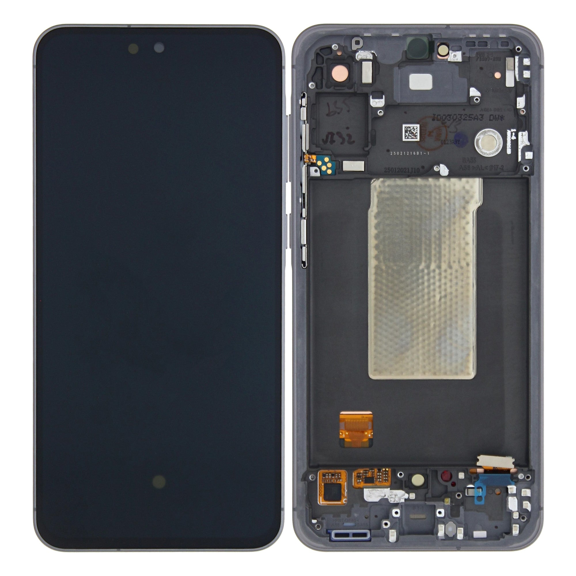 Samsung Galaxy A56 A566B Display And Digitizer With Frame Graphite Pre-Assembled
