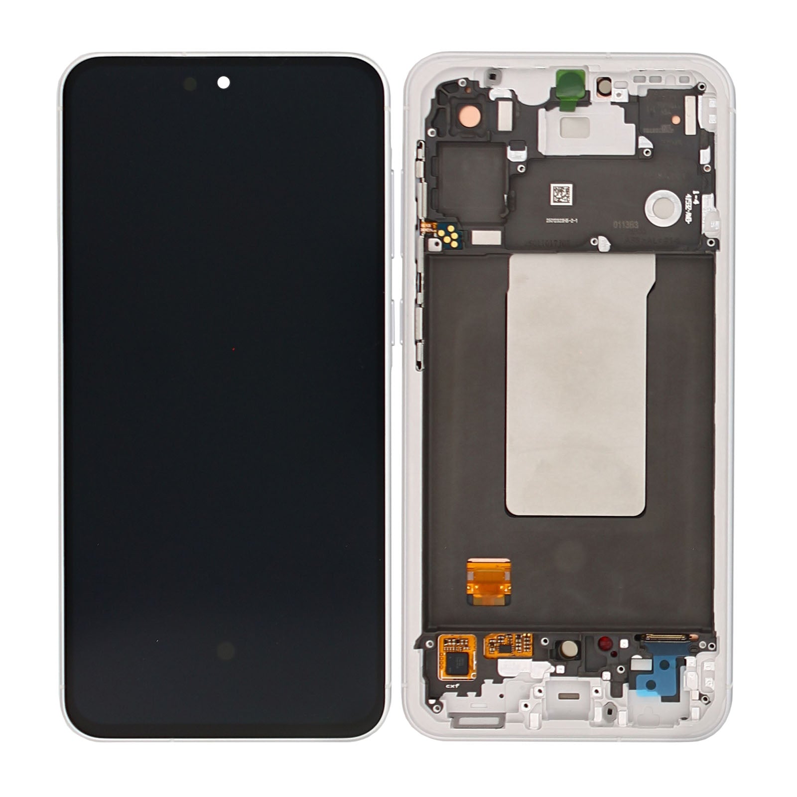 Samsung Galaxy A56 A566B Display And Digitizer With Frame Lightgray Pre-Assembled
